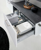 Nobilia Single Retailer elements bathroom design 01 Compusoft Oak Sierra left-hand orientation 3